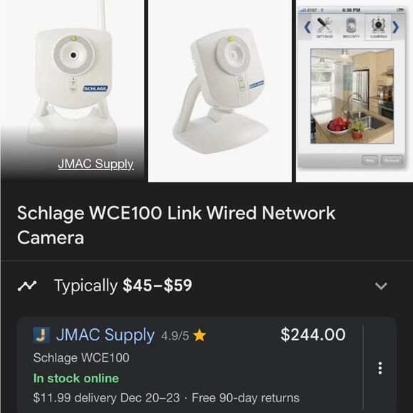 Schlage link camera - Picture 3 of 3